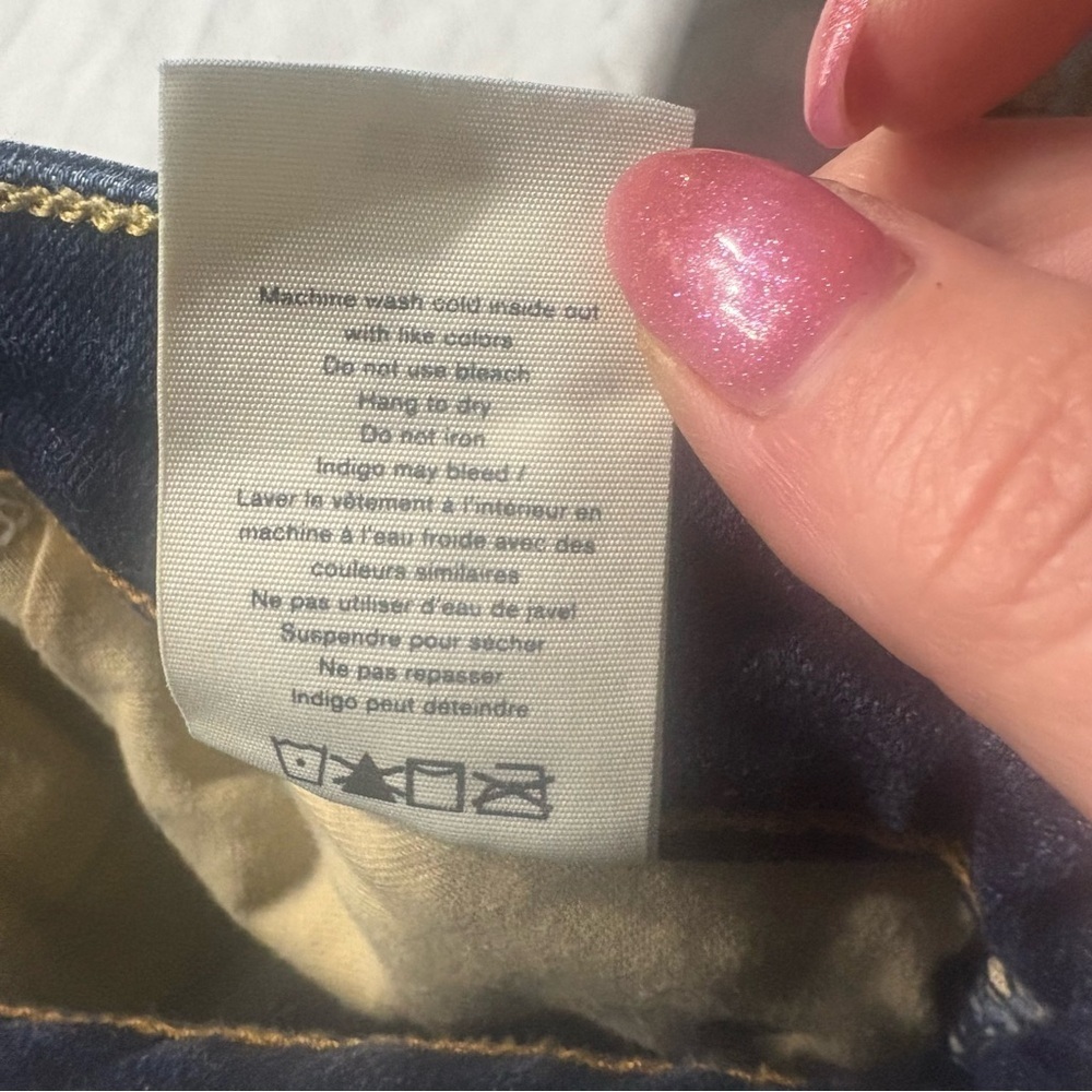 rag & bone Nina High-Rise Skinny Jeans Dark Wash Size 25 - Picture 7 of 14